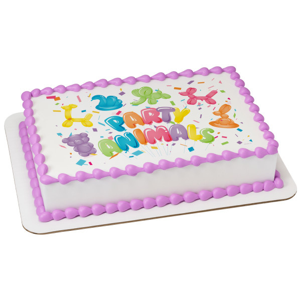 Party Animals PhotoCake® Edible Image®