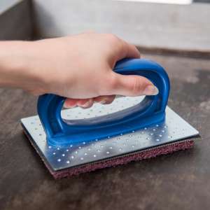 Carlisle, Sparta Grill Pad Holder, 5.5" x 4", Blue