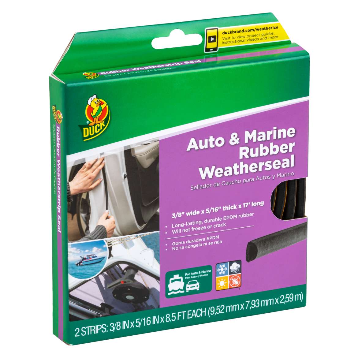 Duck® Auto & Marine Rubber Weatherseal
