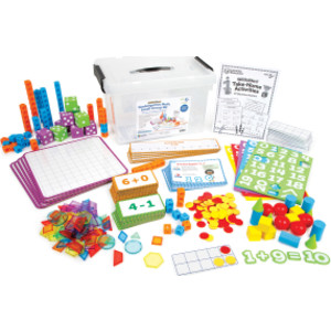 Skill Builders Kindergarten Math Small-Group Classroom Kit, 518 Pieces