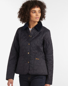 Summer Liddesdale Quilt Jacket Navy-Pearl