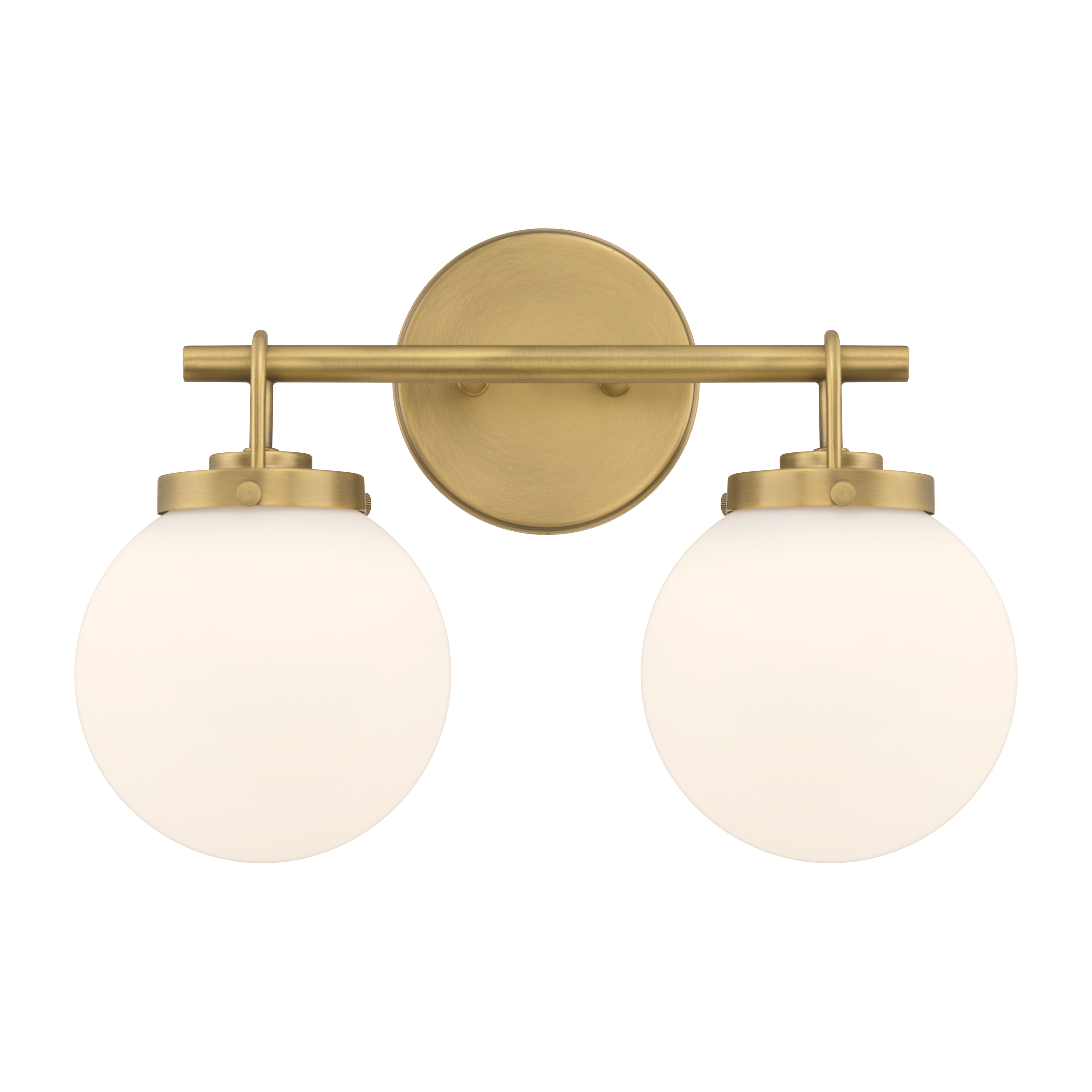 2-Light Vanity - Legacy Brass with Etched Opal Glass - alternate view