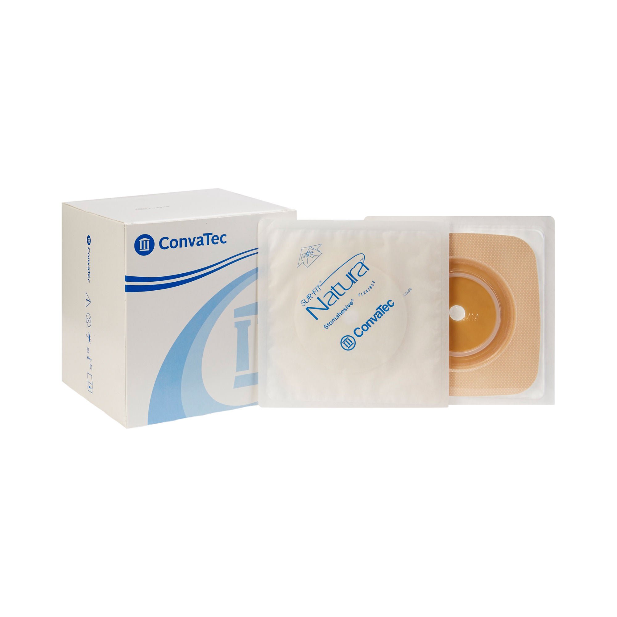Sur-Fit Natura® Two-Piece Stomahesive® Skin Barrier, 57 mm flange
