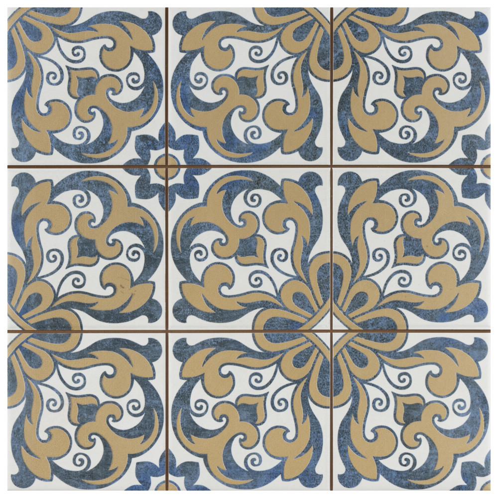Sample – Harmonia Royal Bloom Ceramic Floor and Wall Tile