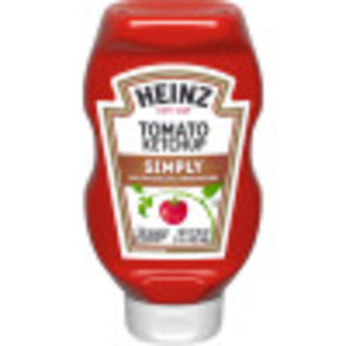 SIMPLY HEINZ Ketchup Inverted Bottle, 20 oz. Bottles (Pack of 12)