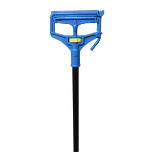 Impact, Side-Gate Mop Handle, 60", Fiberglass, Blue/Black