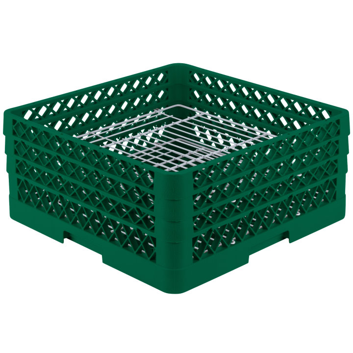 Traex® Plate Crate® Warewashing System with three extenders