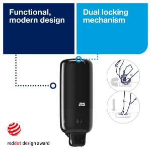 Tork, Foam Skincare S4, 1000ml, Black, Manual Dispenser