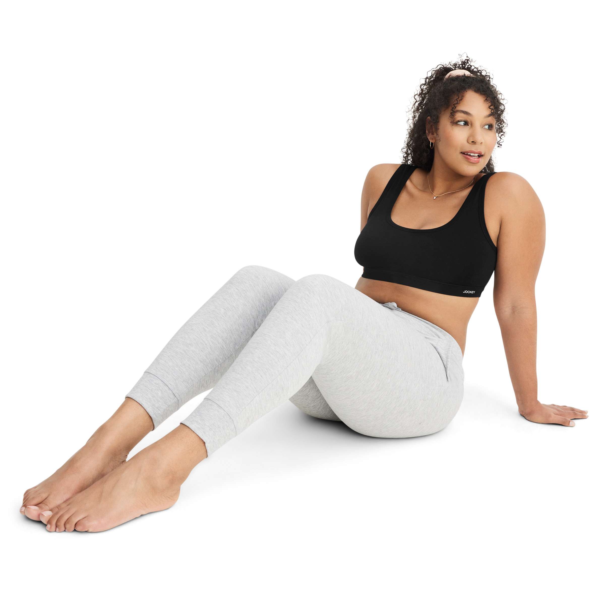 Jockey Women's Organic Cotton Stretch Tank Strap Bralette - Picture 5 of 61