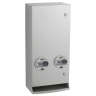 Bobrick, ClassicSeries, Surface-Mounted Napkin/Tampon Vendor, Token Operation, Stainless Steel
