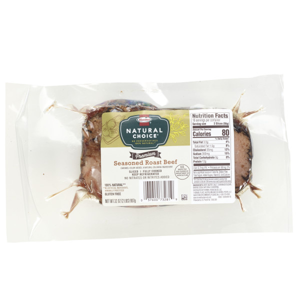 NATURAL CHOICE(r) Roast Beef, Premium, Sliced, 6/2 lb . C1CB - Front Center Inner Pack (Hi Res)