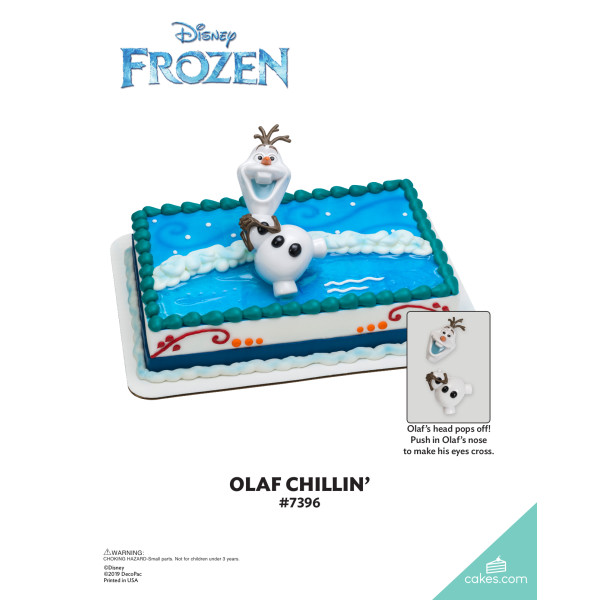 Frozen Olaf Chillin' The Magic of Cakes® Icing Only Page