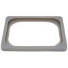 Sixth-size high-temperature silicone pan band in gray