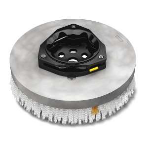 Tennant, 14", Disc Scrub Brush, Nylon, White