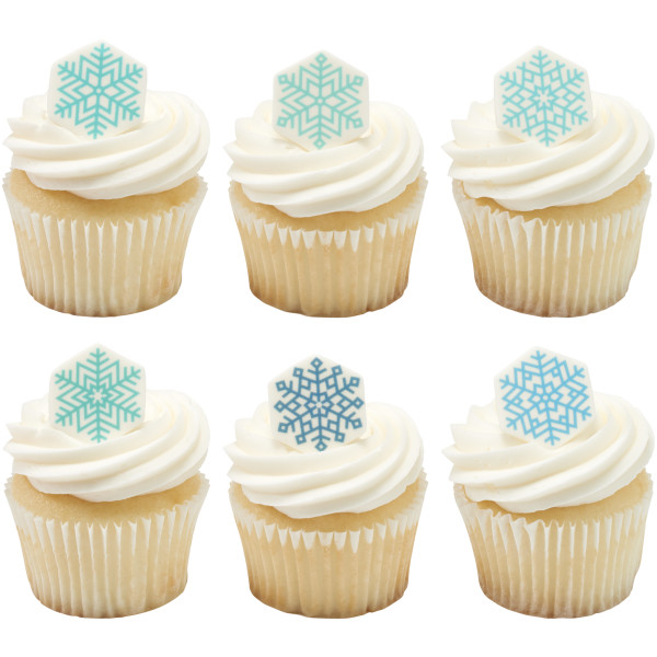 Snowflakes Assortment Sweet Décor® Edible Decorations