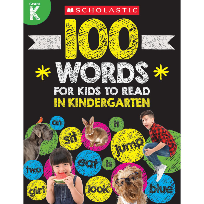 100 Words For Kids To Read In Kindergarten