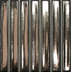 London Calling Golden 5×5 Bars Decorative Tile Gloss