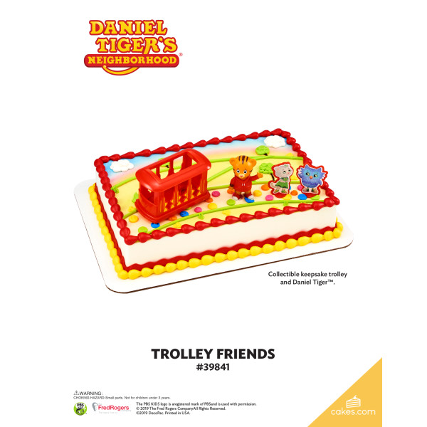 Daniel Tiger's Neighborhood® Trolley Friends DecoSet® The Magic of Cakes® Page