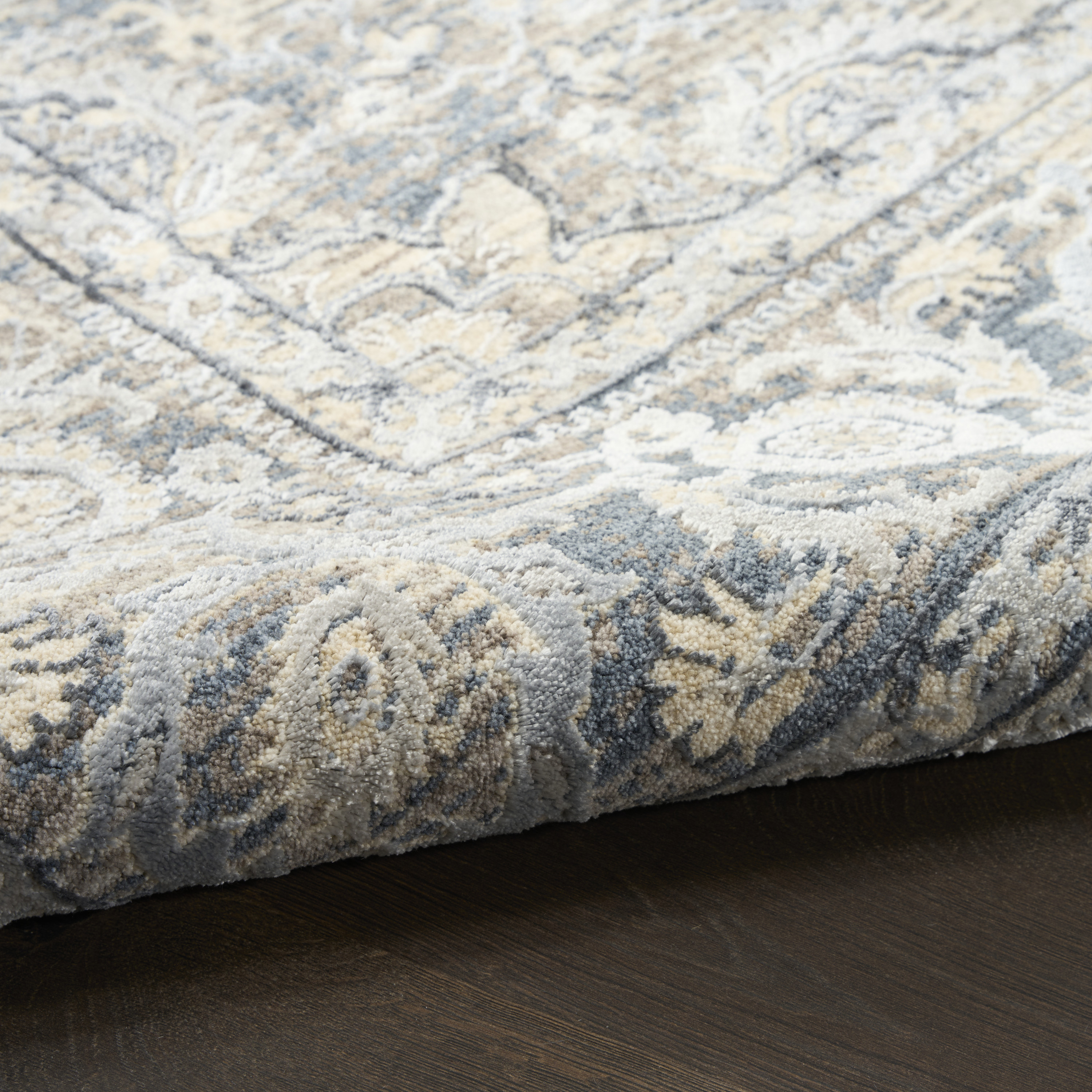 Nourison Sultana 7'10" x 10'2" Ivory Blue Vintage Indoor Rug