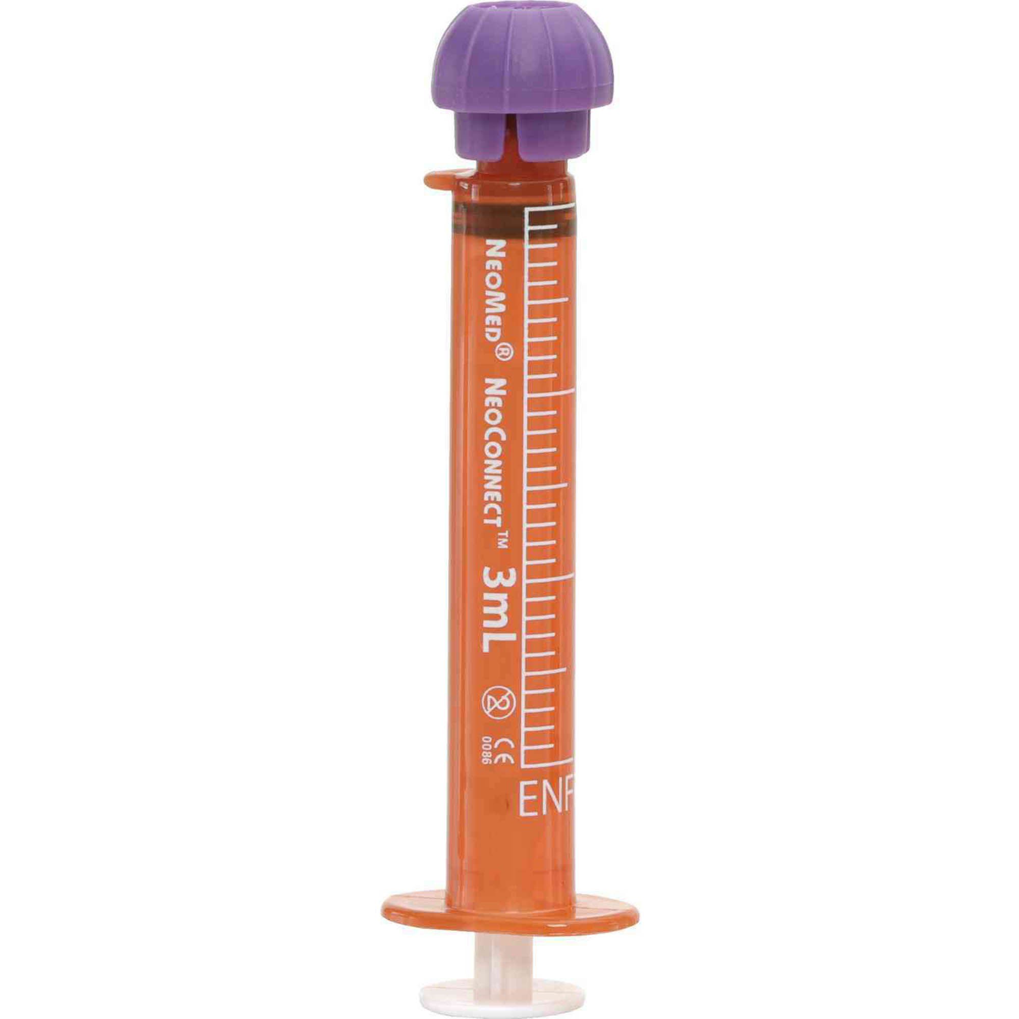 Avanos Medical Sales LLC SYRINGE, ORAL NEOCONNECT GRAD AMBER 1ML (500/CS)