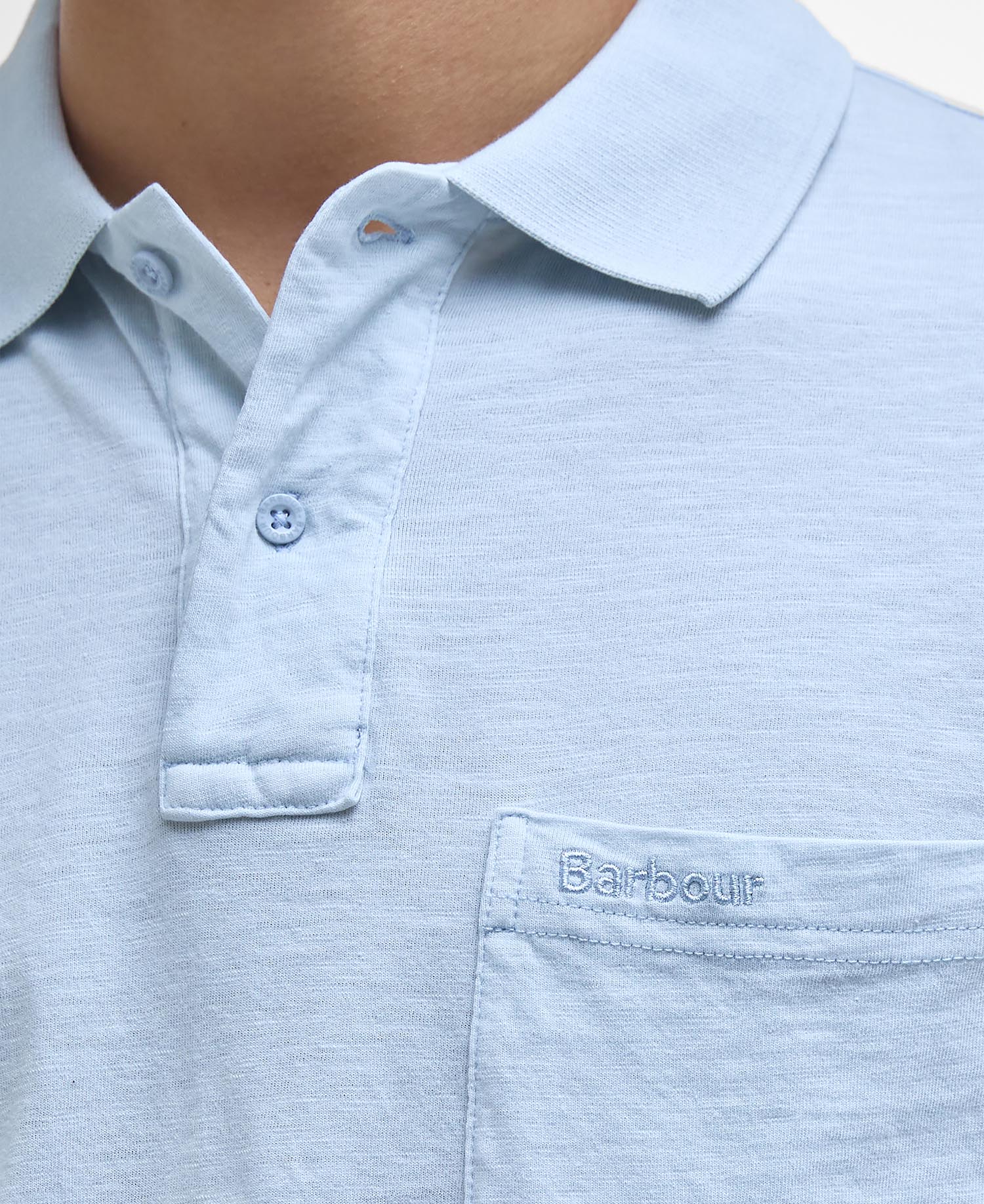 Pigment Dye Slub Polo Shirt image number 4