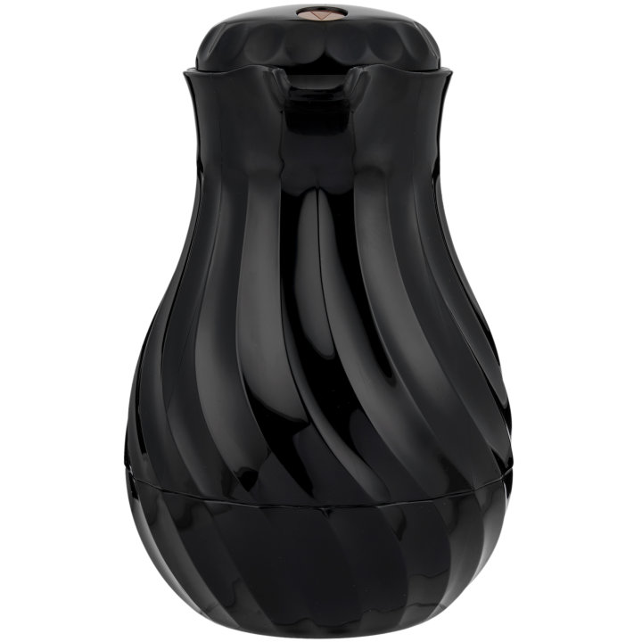 64-ounce Swirlserve® hot-n-cold insulated beverage server in black