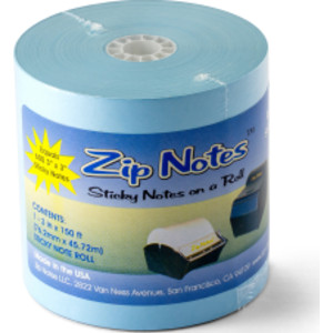 Zip Notes Refill Paper, Blue
