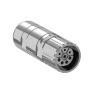 M23 Industrial Connector For Creating Power CordSets 1.5 Or 2 mm² Set Of 5
