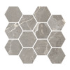 Absolute Dark Grey 3×3 Hexagon Mosaic