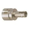 Fiber Optic Adapter, ST Connector, Singlemode/Multimode, Snap-On Mount, Silver