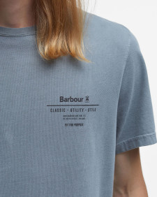 Hickling Logo T-Shirt Washed Gunmetal