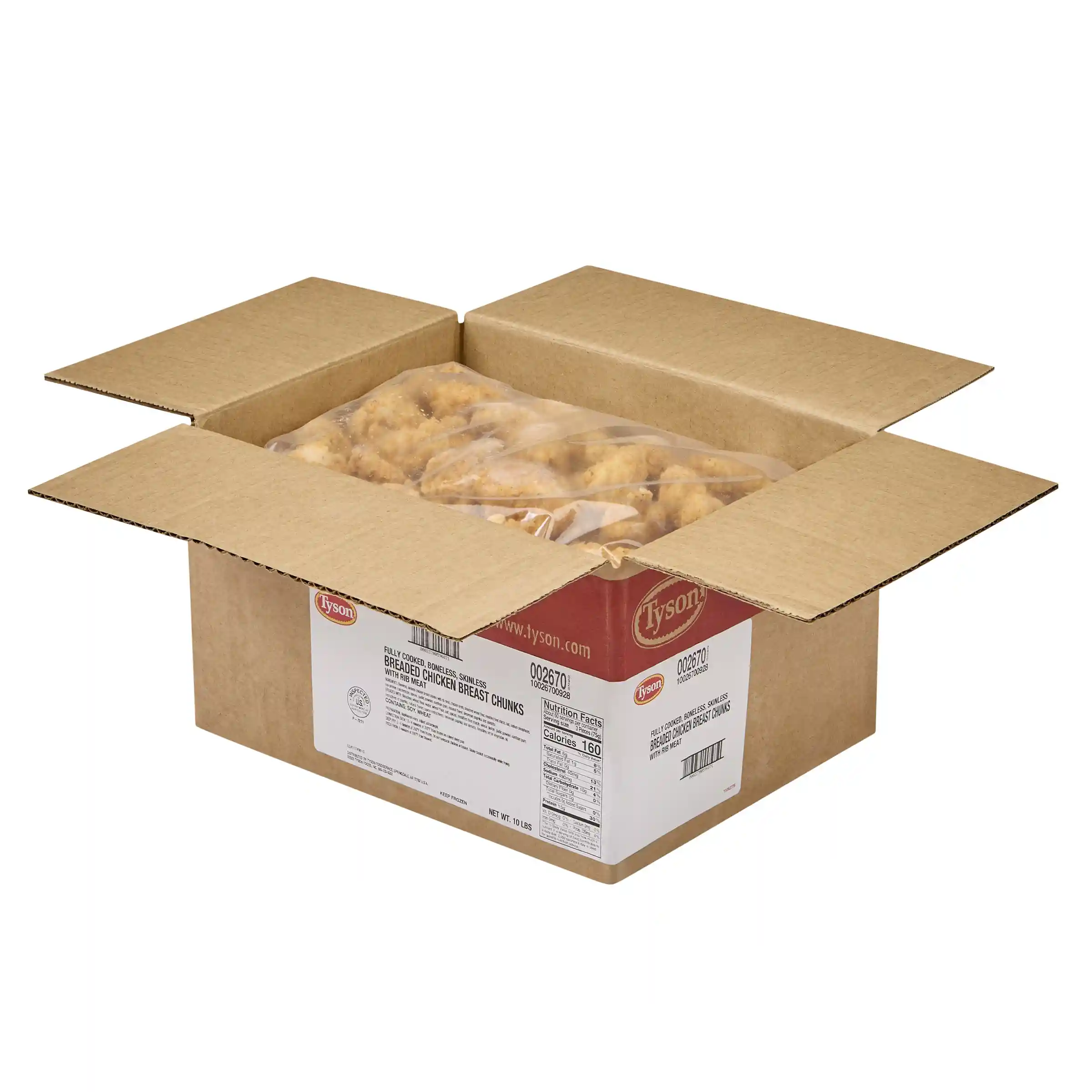 Tyson® Fully Cooked Breaded Chicken Breast Chunks_image_4