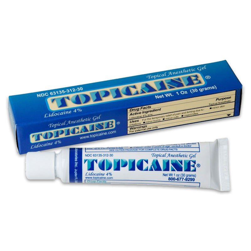 Topicaine® 4% Lidocaine Topical Anesthetic Gel, 1-ounce Tube