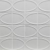 Shelter Island Satin White 5×5 Arc Decorative Tile