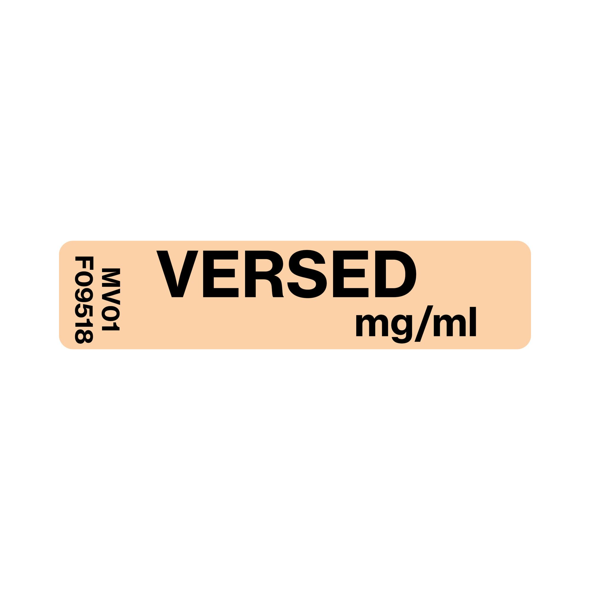 MedVision® Drug Label, Versed mg/mL