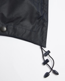 Waxed Cotton Hood Classic Navy