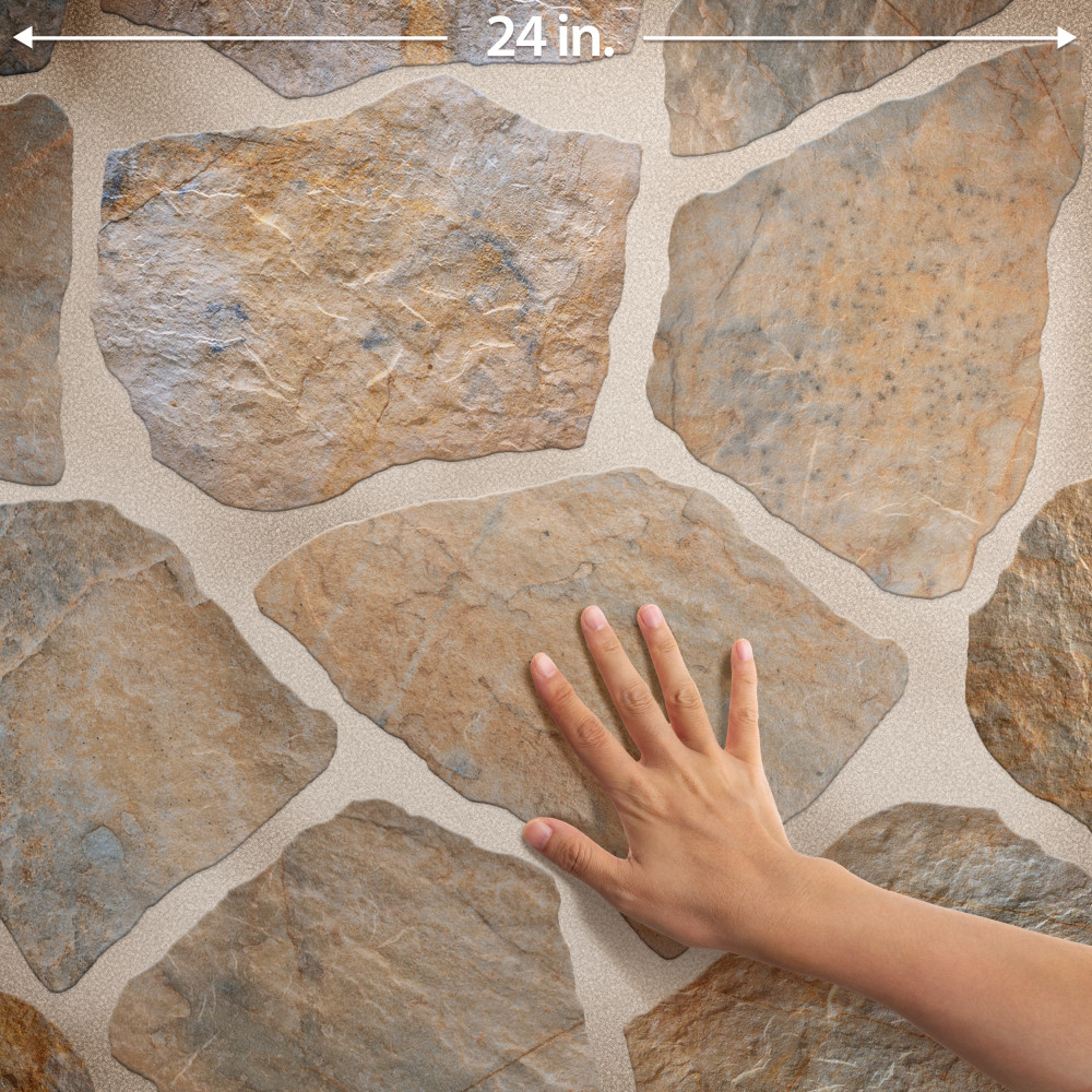 Montesa Marron 8 in. x 12 in. Porcelain Floor and Wall Tile