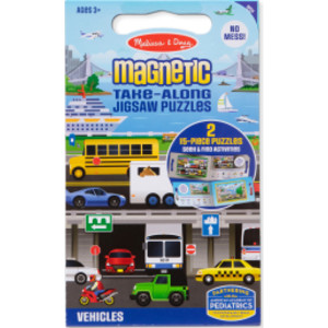 Take Along Magnetic Jigsaw Puzzles - Vehicles