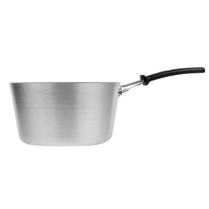 4 ½-quart Wear-Ever® tapered aluminum saucepan in Steel Coat x3™ nonstick coating with silicone TriVent™ handle