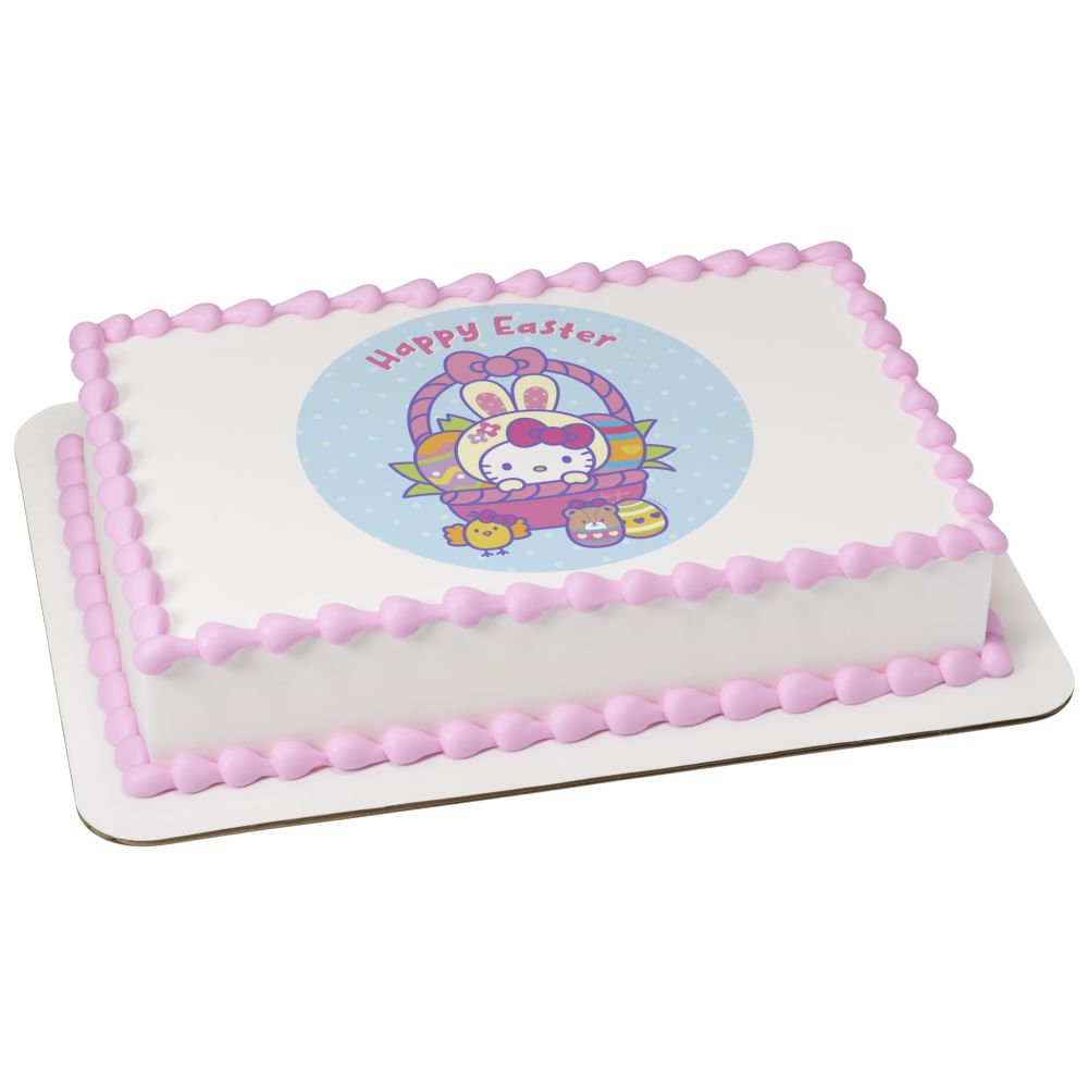 Image Cake Hello Kitty® Happy Easter