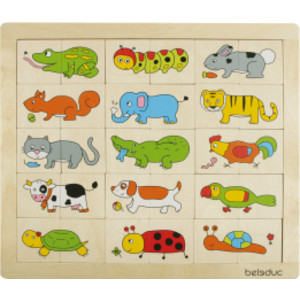 Match & Mix Animals Puzzle