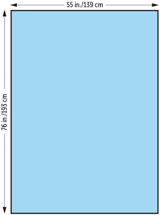 O&M Halyard Inc DRAPE, SURG N/S LG 76"X55" (32/CS)