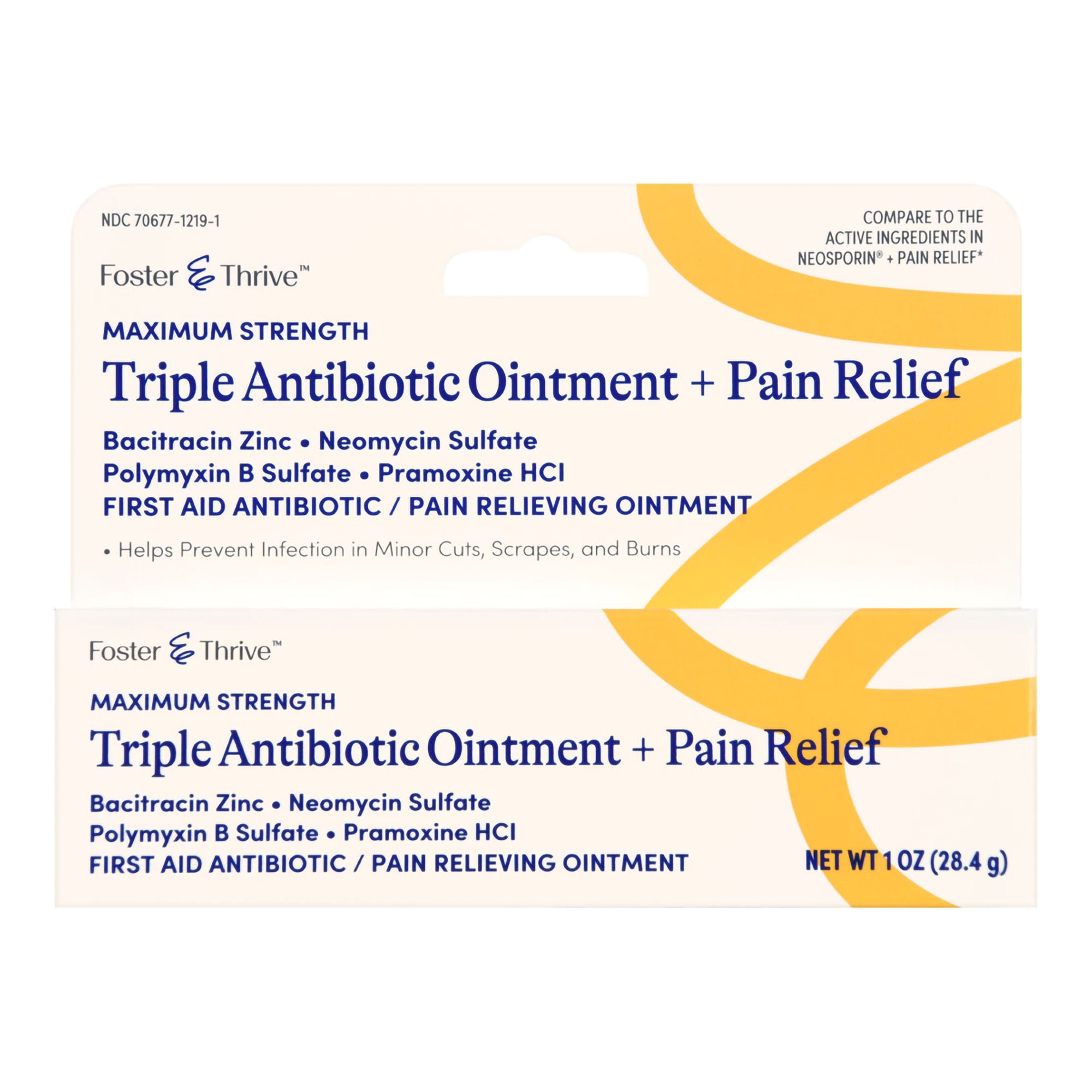 Foster & Thrive™ Maximum Strength Triple Antibiotic + Pain Relief Ointment