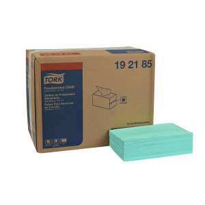 Tork, Self Dispensing 1/4 Fold, 1 ply, 11.50"x21.00", Nonwoven Fabric, Food Service Wipers, Green/White