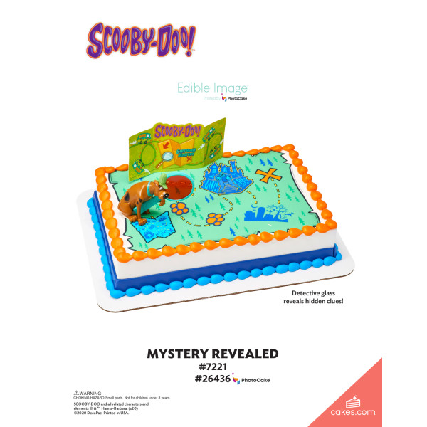 Scooby-Doo!™ Mystery Revealed The Magic of Cakes® PhotoCake® Enhanced Background Page