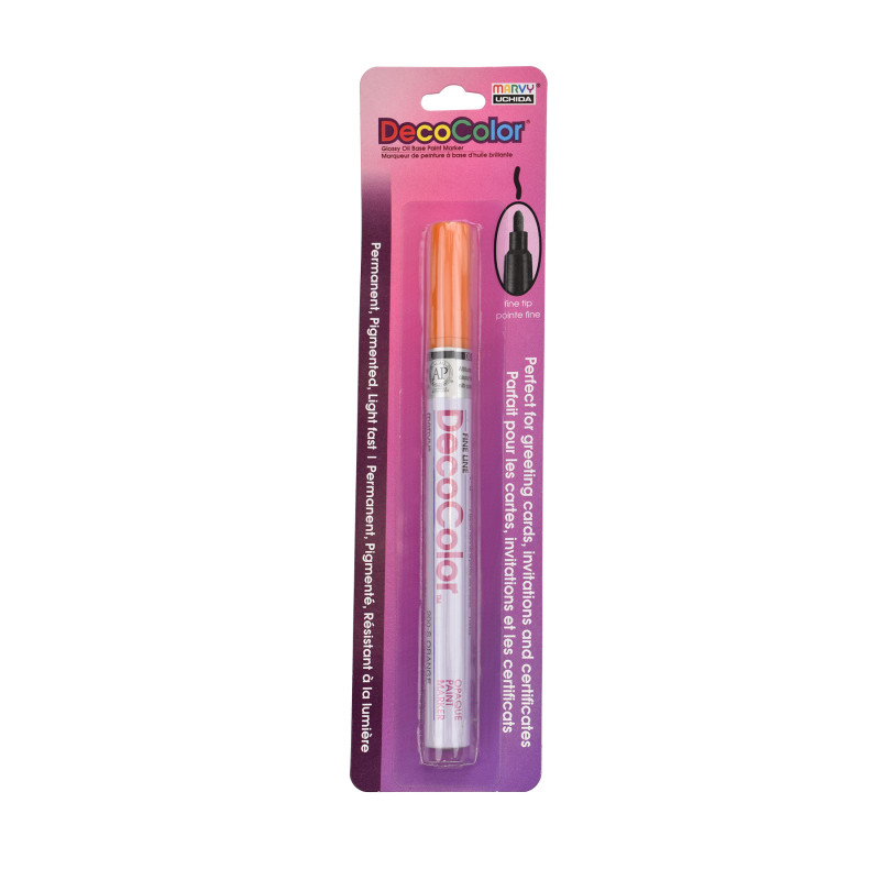 DecoColor® Paint Marker, Fine Tip, 200-S, Orange #7