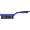 Carlisle, Sparta, 5.50in, Scratch Brush, Steel Bristles, Blue