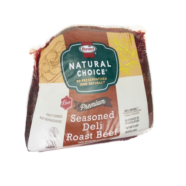 NATURAL CHOICE(r) Roast Beef, Rare, 2pc . C1CB - Front Center Inner Pack (Hi Res)