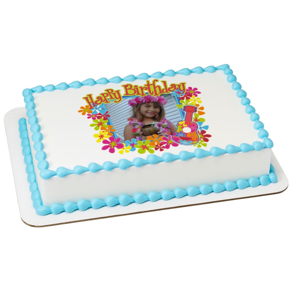 Image Cake Luau Birthday