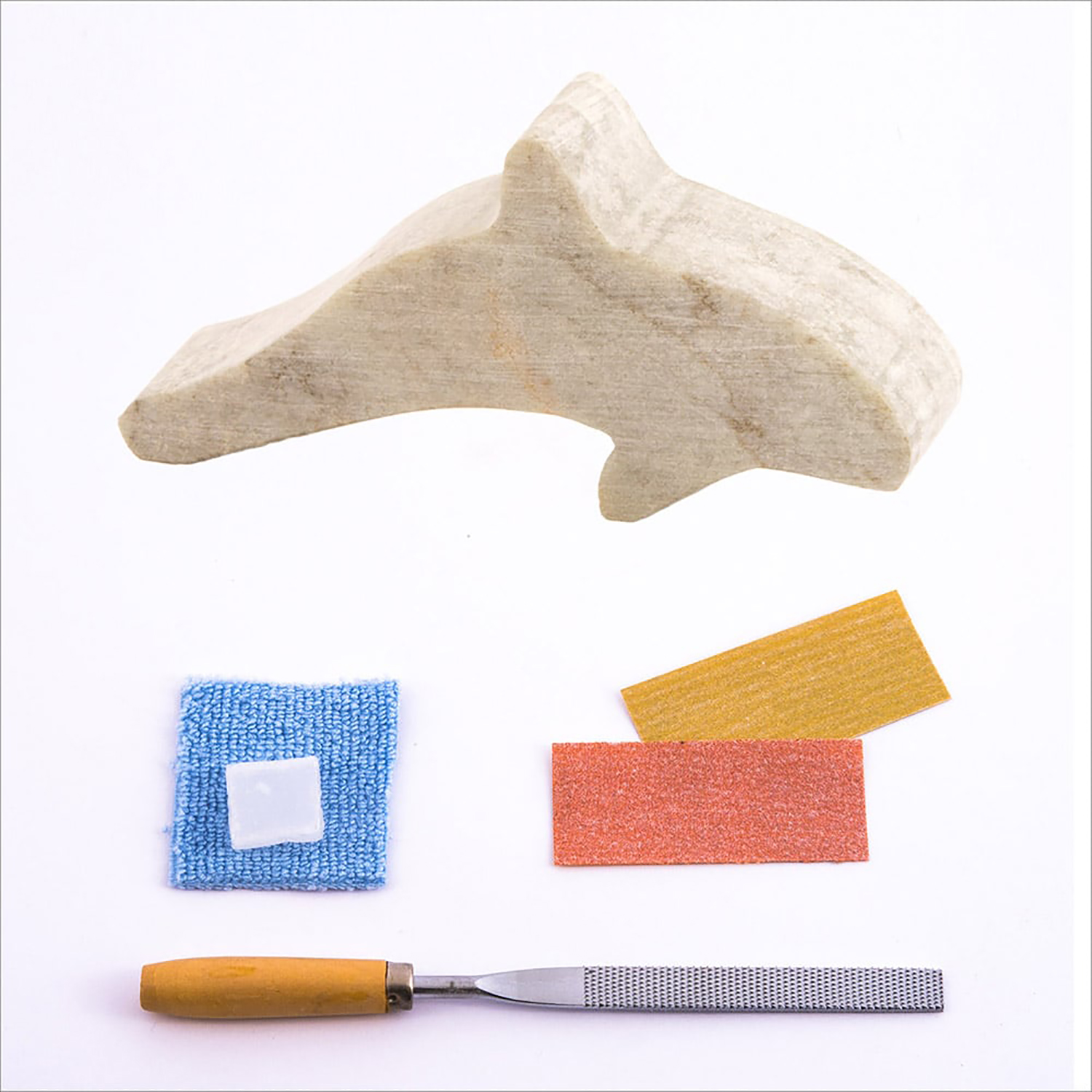 Studiostone Creative Turtle & Orca Double Soapstone Carving Kit image number null